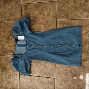 Jean dress new with tags